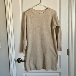 Zara ribbed knit sweater dress